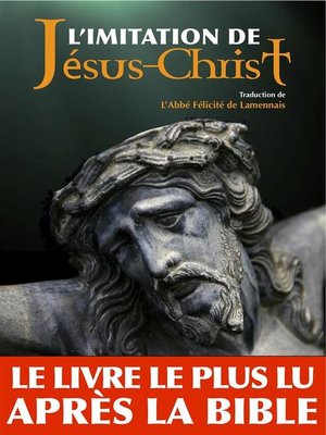 cover image of L'imitation de Jésus-Christ